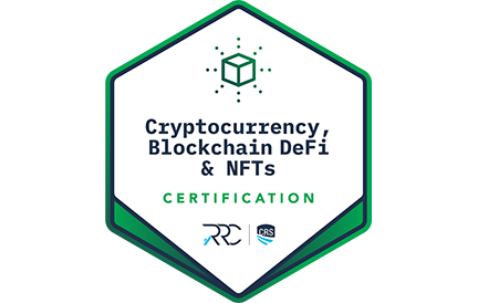 Cryptocurrency, Blockchain DeFi & NFTs Certification (CR) logo